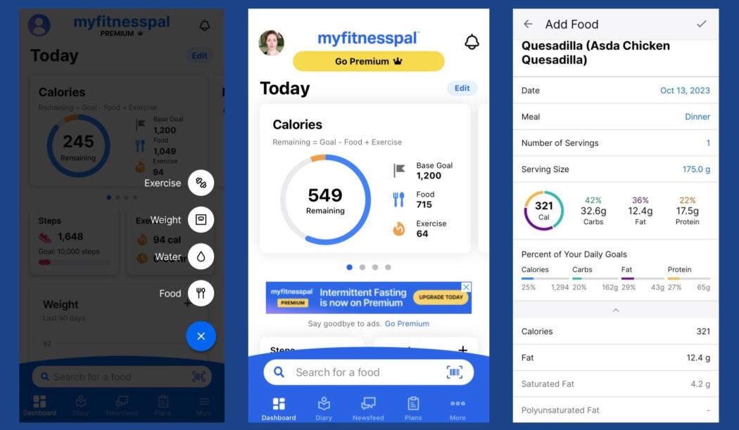 myfitnesspal에서 식사와 레시피를 만드는 방법