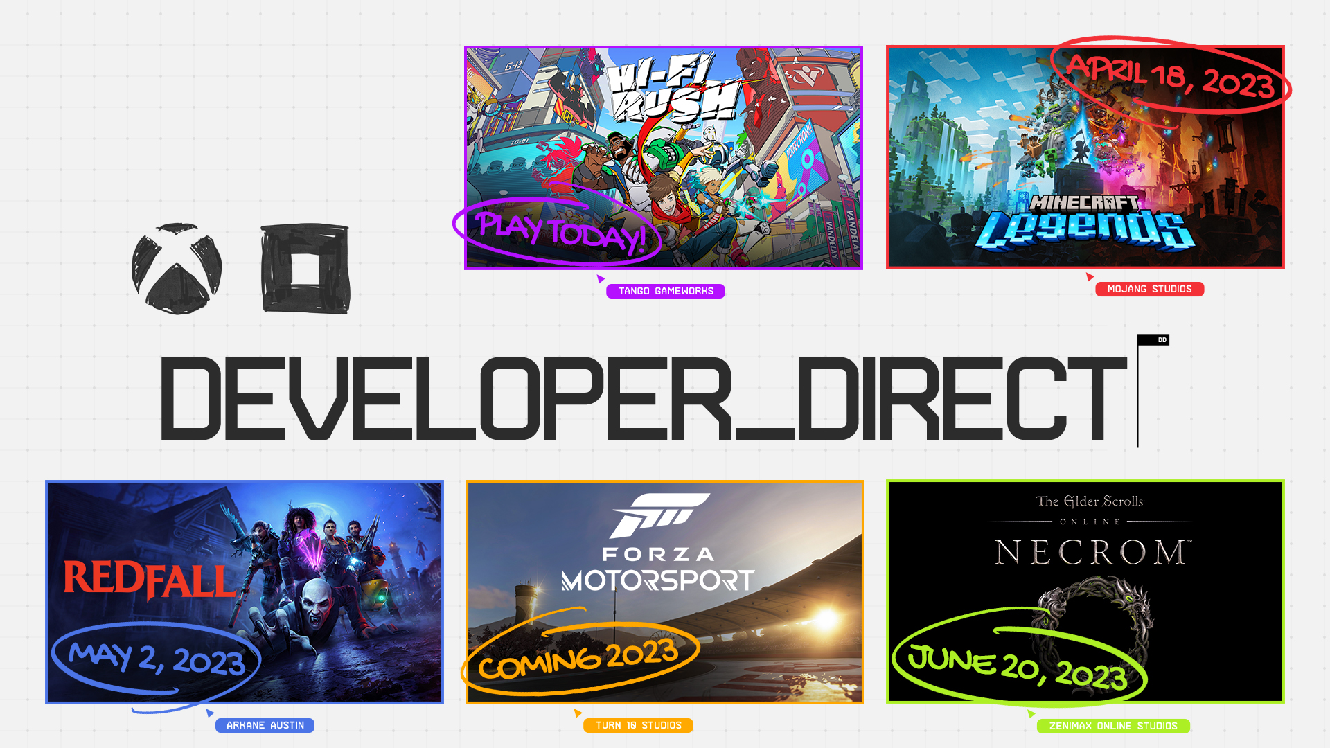 Xbox Developer Direct Showcase에서 발표 된 모든 것