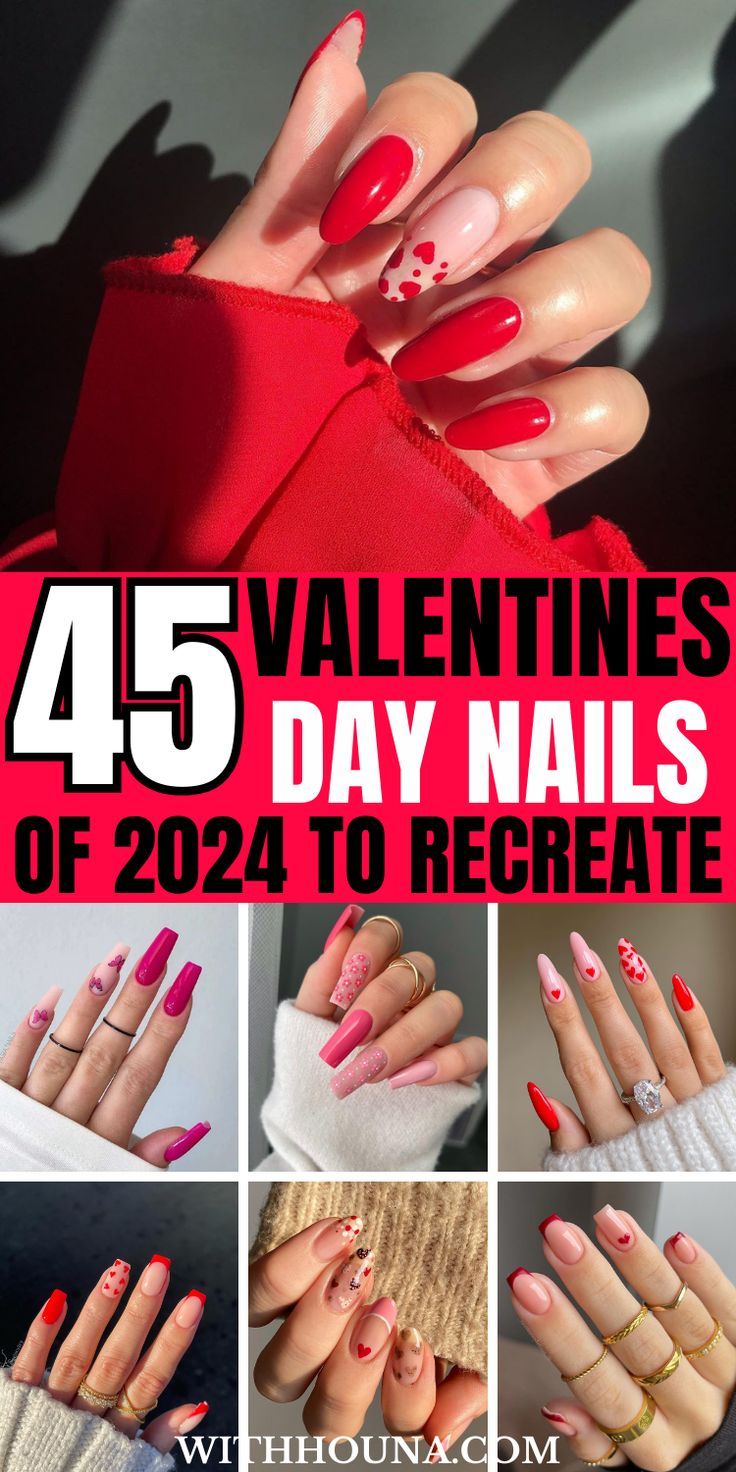 2024 밸런타인데이 네일 짧은 디자인
(2024 Valentine’s Day nail short design)