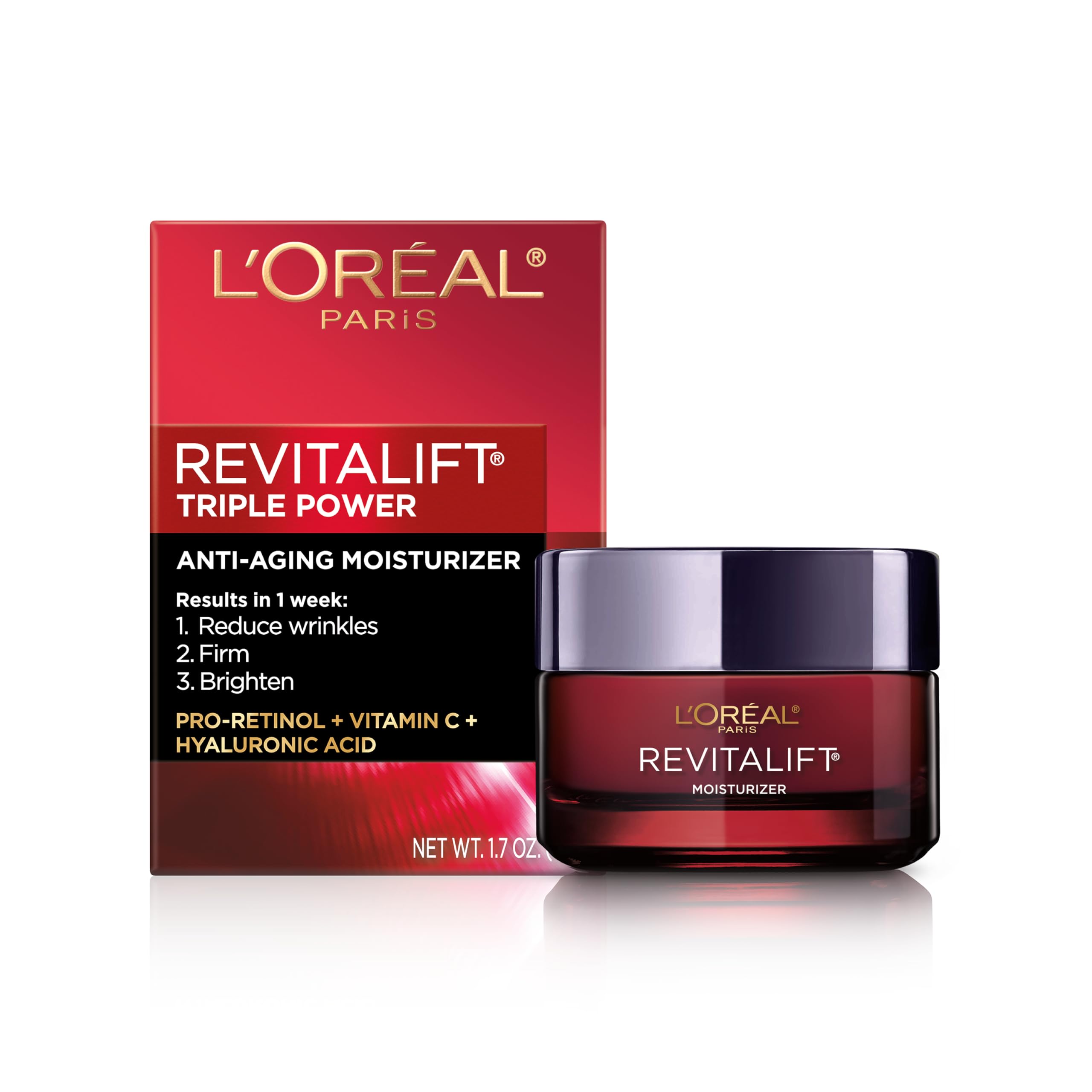 리바이탈리프트 트리플 파워 안티에이징 모이스처라이저
(Revitalift Triple Power Anti-aging Moisturizer)