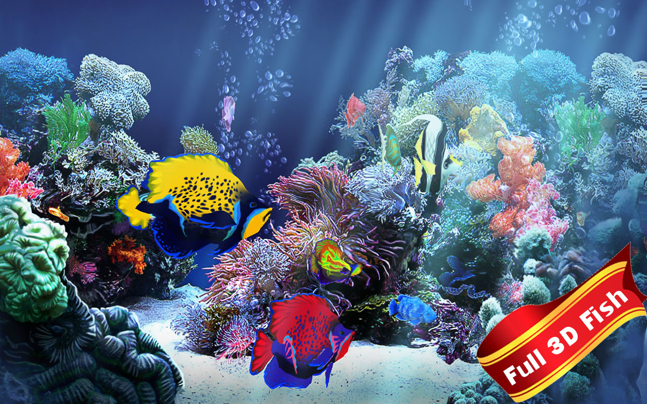 수족관 물고기 3D: 사실적인 애니메이션
(aquarium fish 3d: realistic animation)