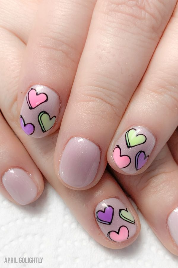 어린이 발렌타인 네일 디자인 아이디어
(Children’s Valentine Nail Design Ideas)