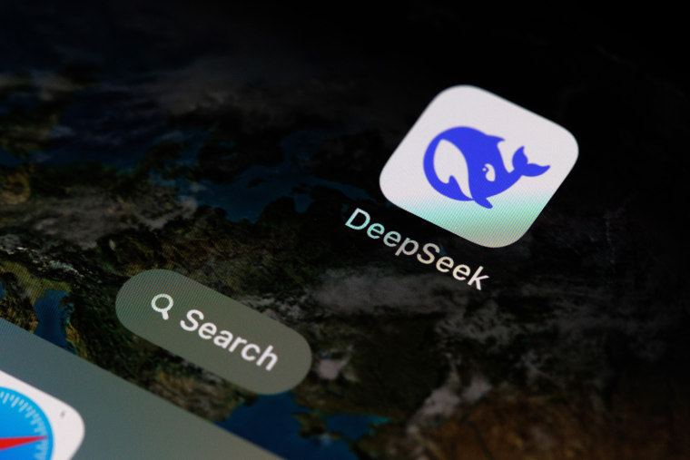 중국의 AI 앱 Deepseek 래 트링 기술 시장