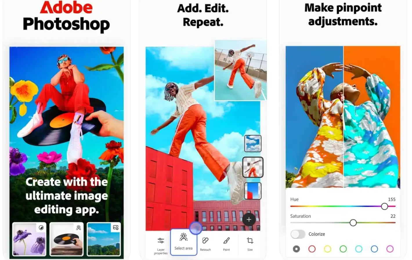 Adobe가 iPhone에서 Photoshop 앱을 출시하고 Android 릴리스가 곧 기대됩니다.