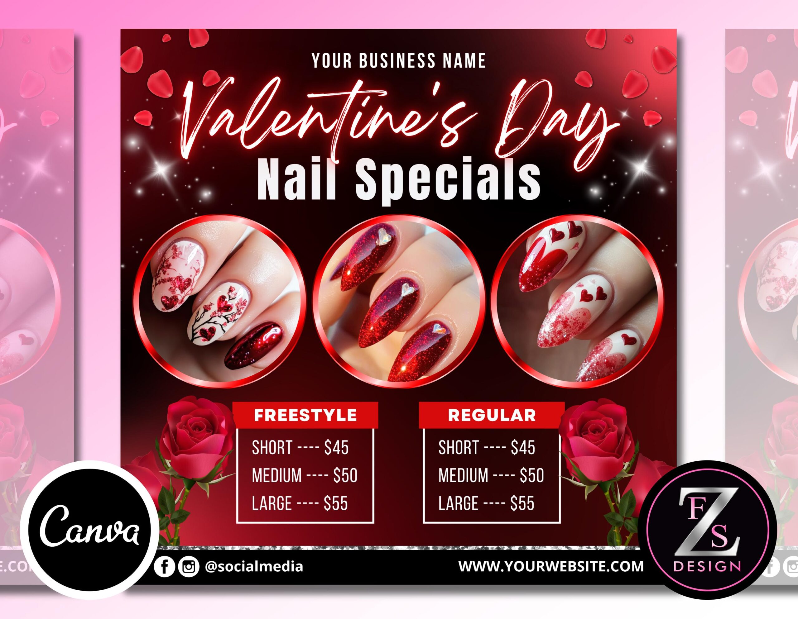 발렌타인 네일 가격 알아보기 (Valentine Nails Prices)