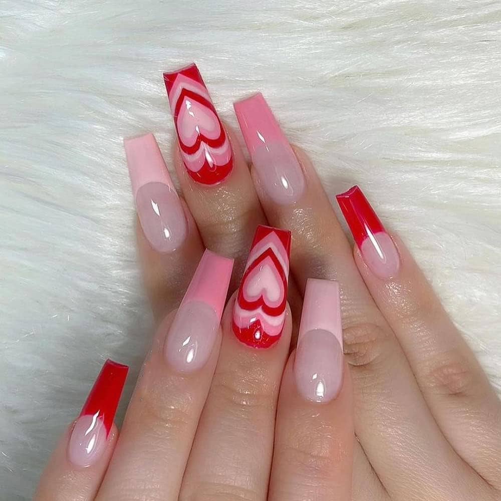 발렌타인 네일 글루온 추천 (Valentine Nails Glue On)