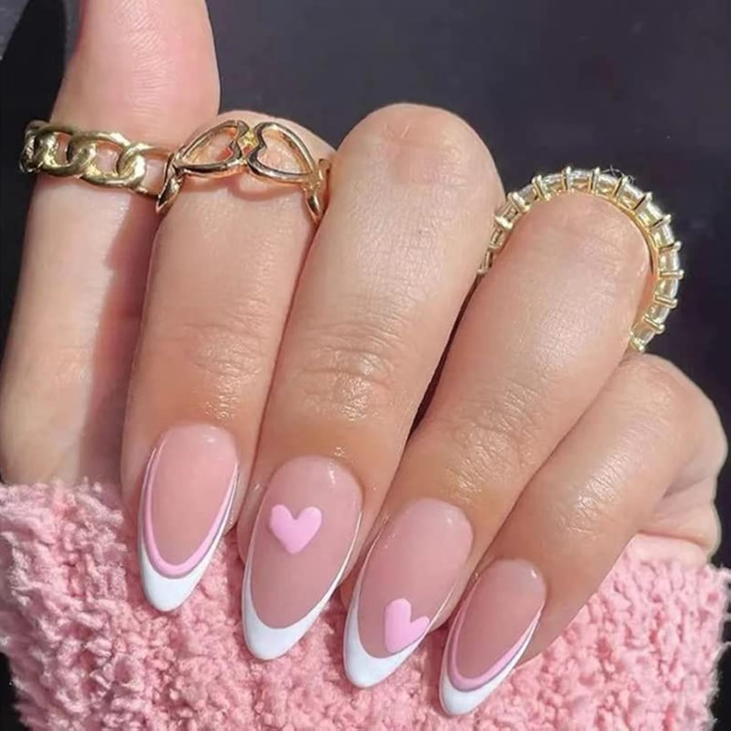 발렌타인 네일 핑크 디자인 추천
(Valentine nails pink design recommendation)