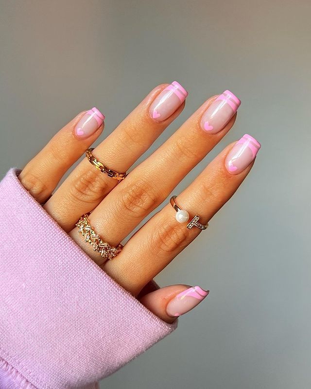 2월 스퀘어 네일 디자인 트렌드
(February square nail design trends)