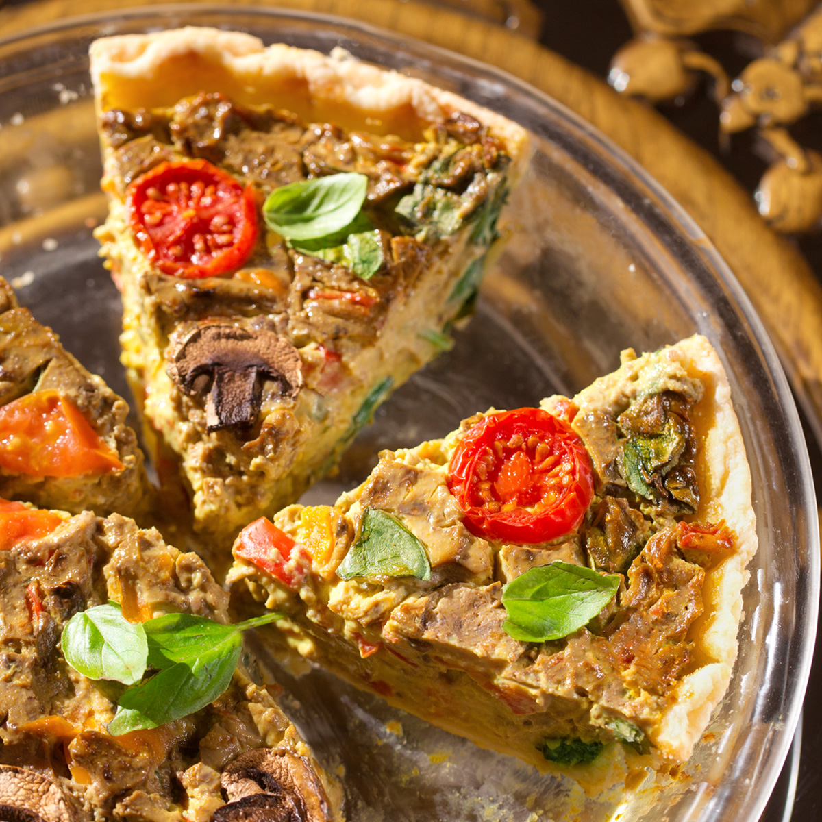 Quiche Vegan 레시피 – 식물 기지에서 최고의 아침 식사 또는 브런치!