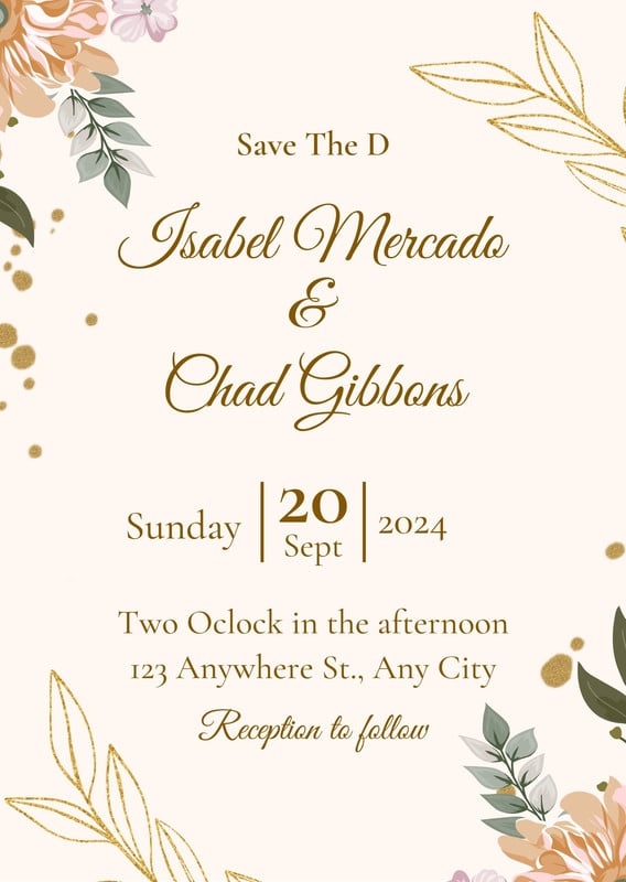 갤런타인즈 초대장 Canva 템플릿
(Galentine’s invitation Canva template)