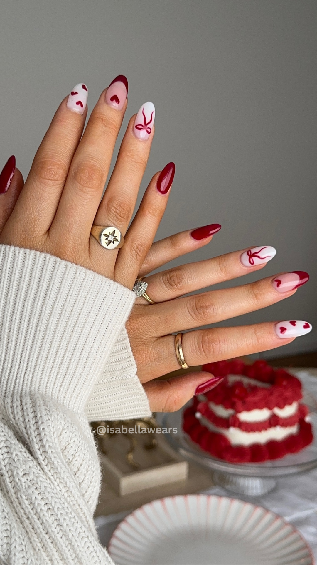 발렌타인 네일 원 하트 디자인 모음
(Valentines nails one heart design collection)