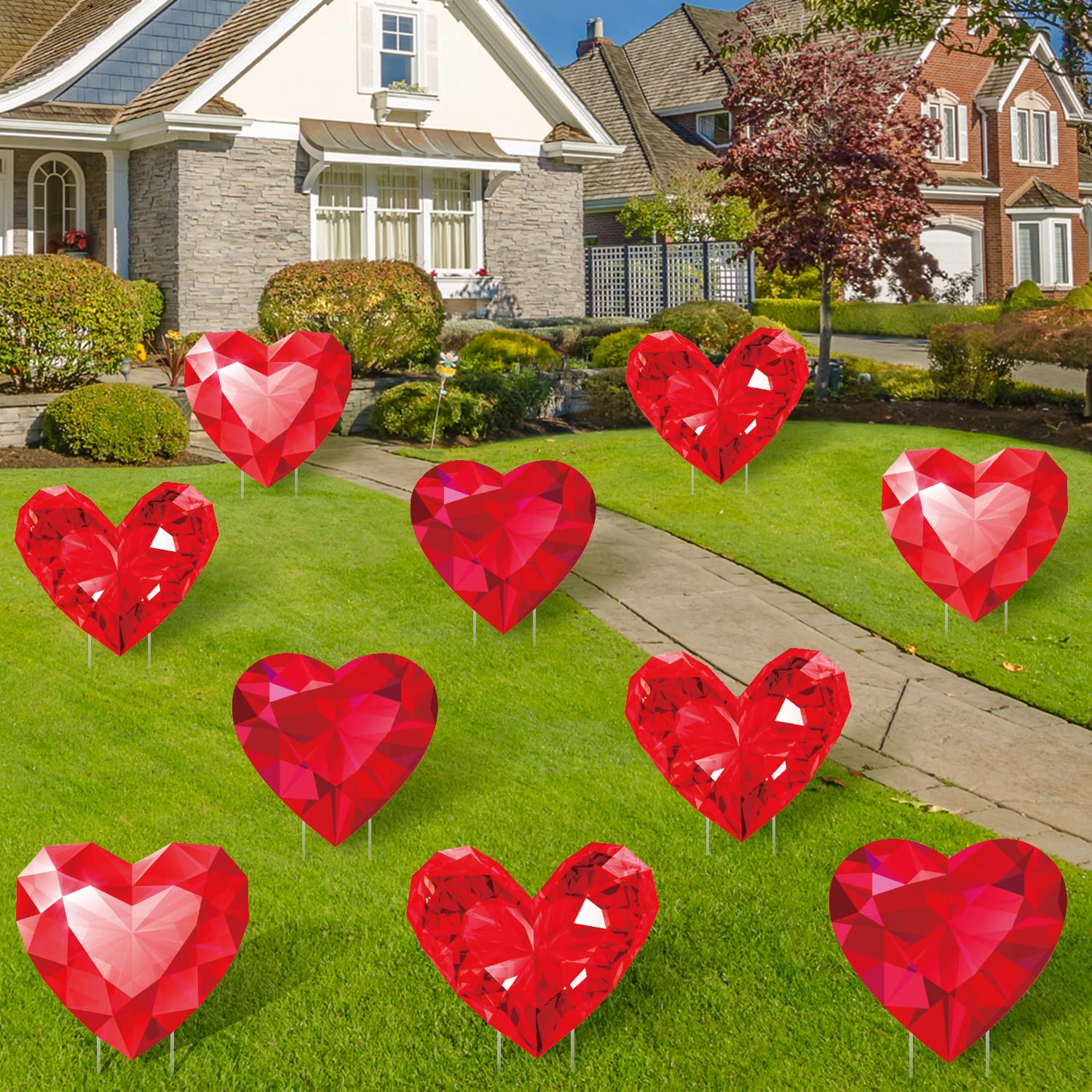 발렌타인 데이 야외 장식 아이디어
(Valentine’s Day outdoor decoration ideas)