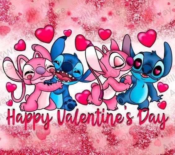 발렌타인데이 스티치 배경화면
(Valentine’s Day Stitch Wallpaper)