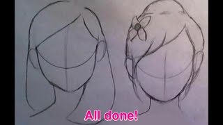 쉽게 그리는 헤어 스타일 (Hair Styles Easy to Draw)