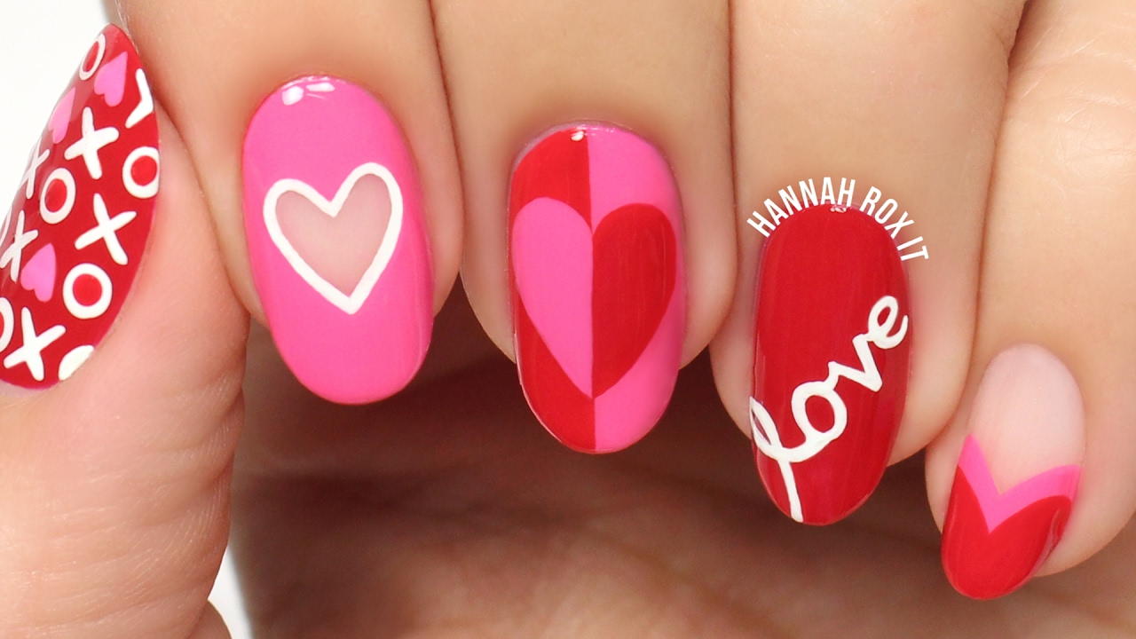 심플 밸런타인 네일 Ideen: 쉽고 예쁜 디자인
(Simple Valentine Nail Ideas: Easy and Pretty Designs)
