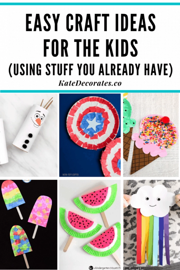 아이들을 위한 간단한 만들기 아이디어
(Children’s Easy Craft Ideas)