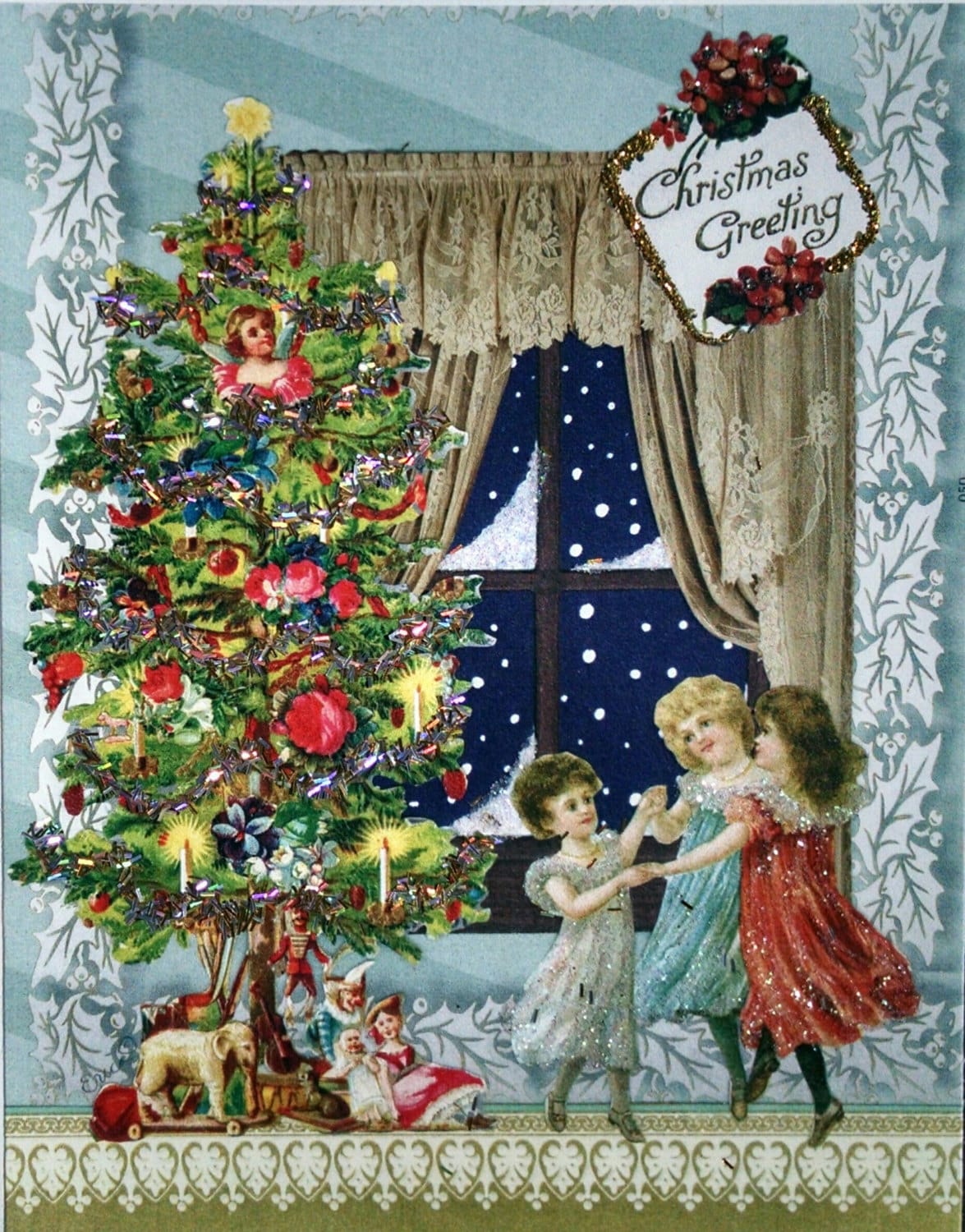 옛날 감성 크리스마스 카드 (Old Fashioned Xmas Cards)
