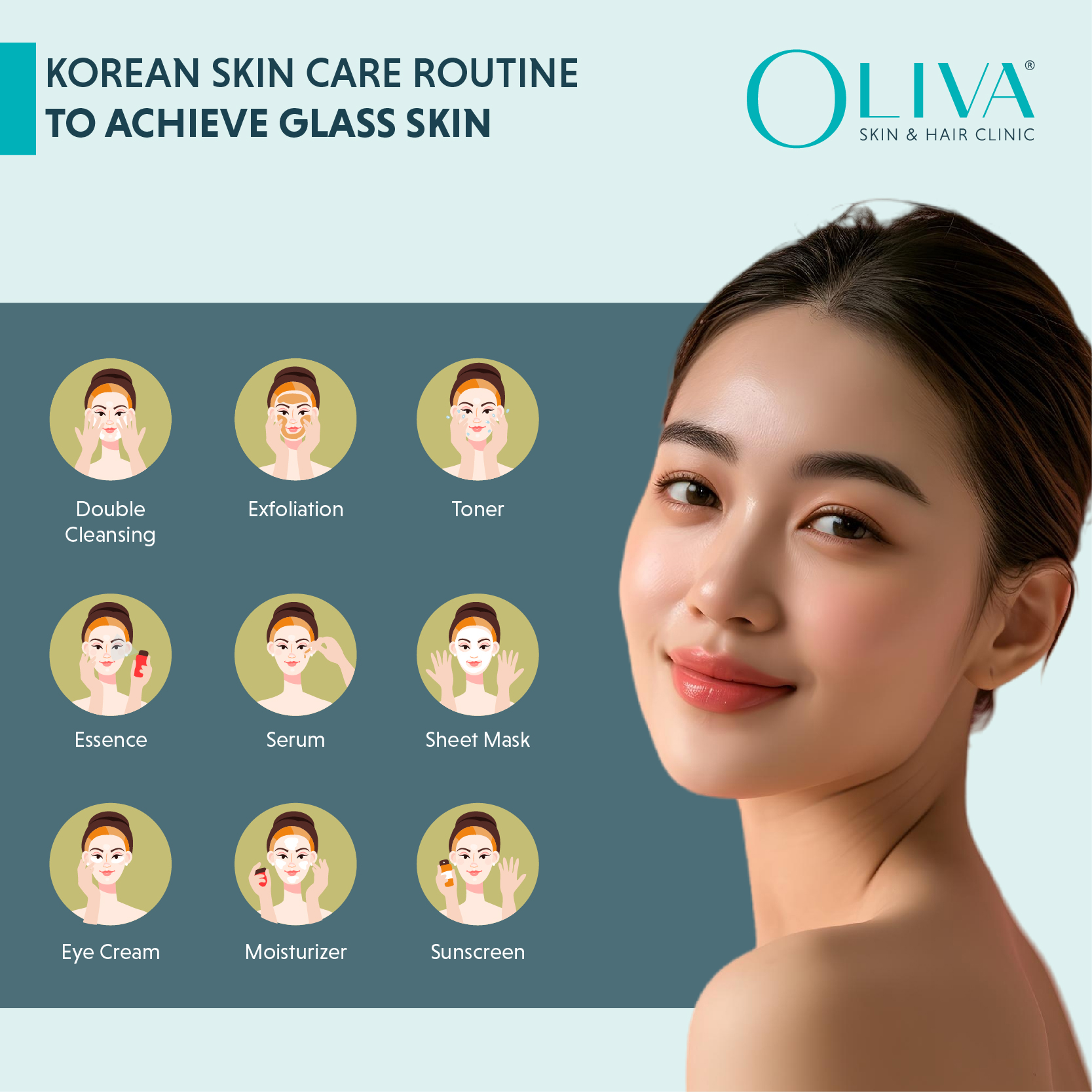 유리피부 한국 스킨케어 루틴
(Glass Skin Korean Skincare Routine)