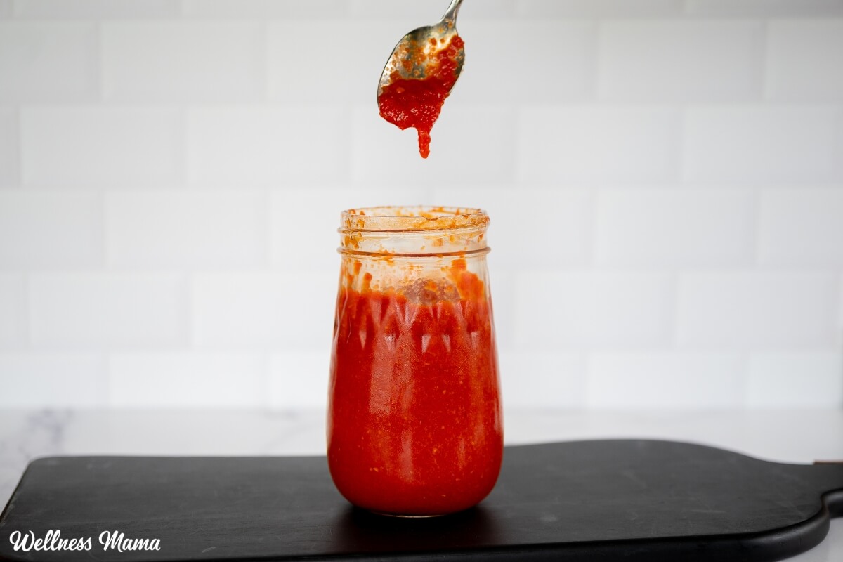 Sriracha를위한 홈 레시피 (선택적 락토 발효)