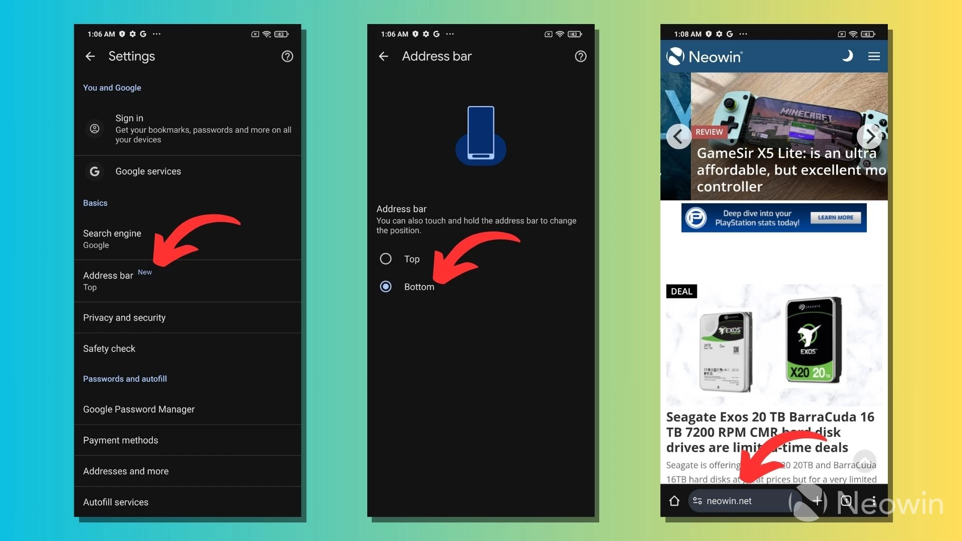 Chrome은 마침내 낮은 주소 옵션을 Android에 제공합니다