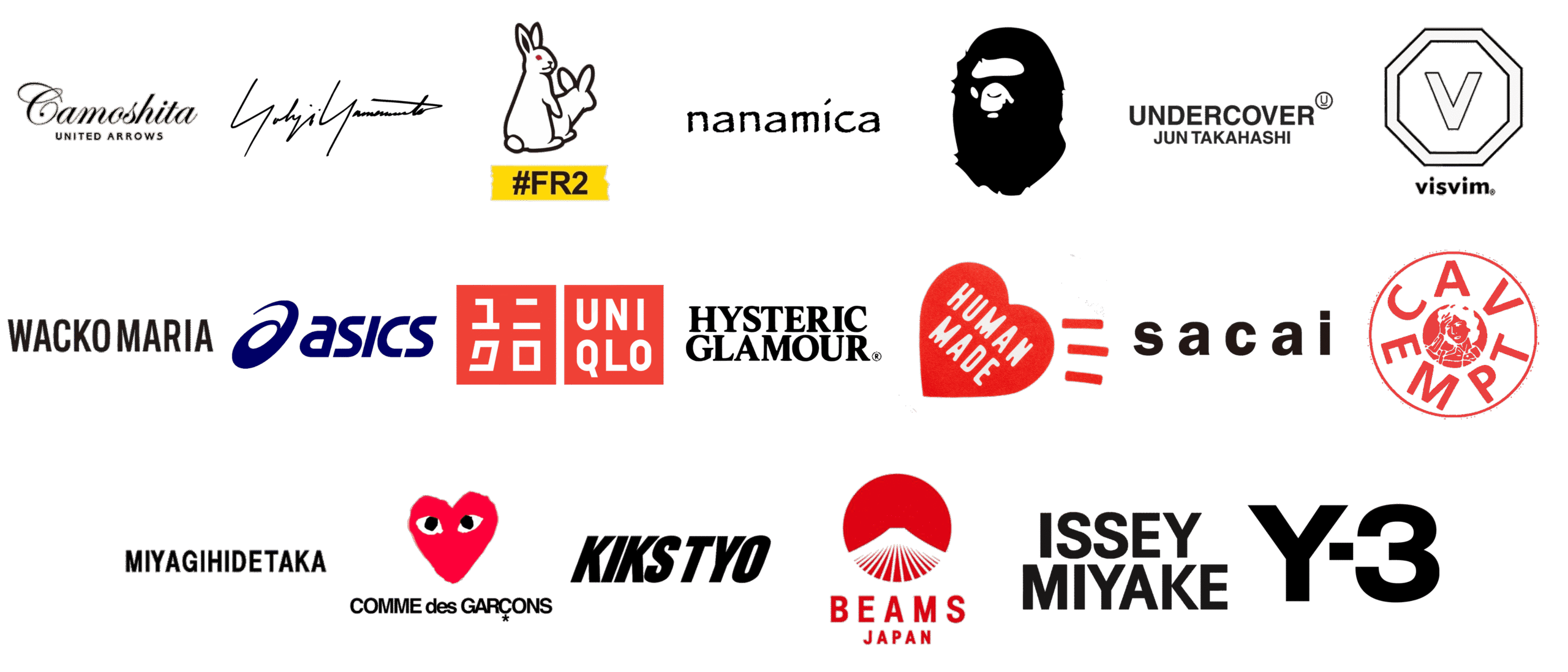 일본 패션 브랜드 쇼핑 가이드
(Japanese fashion brands shopping guide)
