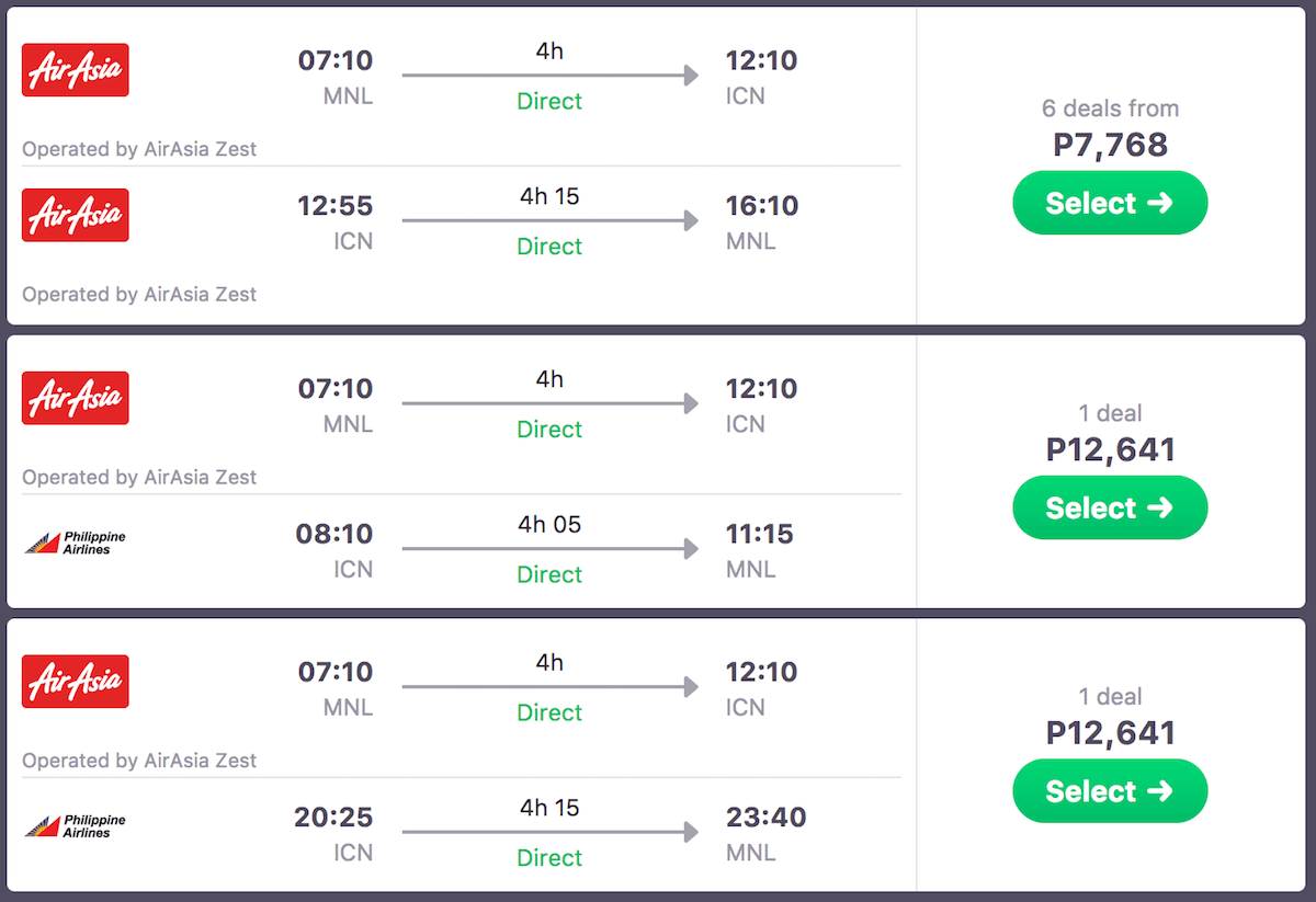 필리핀발 한국 여행 경비 계산
(Philippines-from Korea travel expenses calculation)