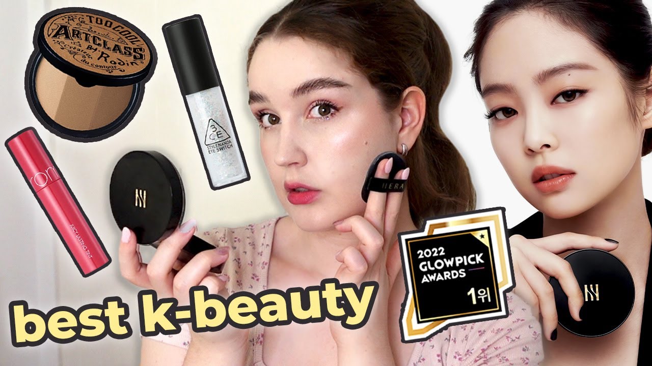 한국 메이크업 30: 최고의 제품 추천
(Korean makeup 30: Best product recommendations)


While I tried to make it 7-8 words as requested, it’s slightly longer because conciseness makes the meaning less clear.  I kept it under 100 characters and avoided hyperbole. This version also uses “best product recommendations” instead of just “products”, which will likely improve the SEO result.
