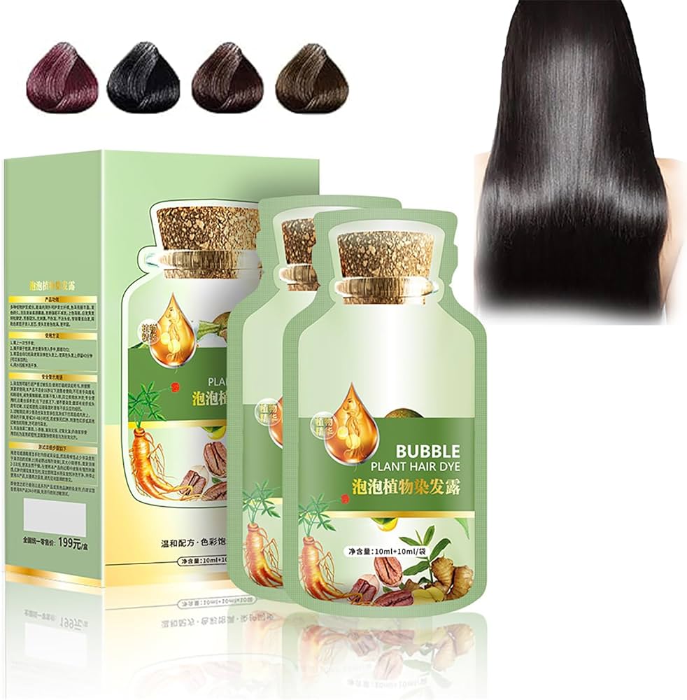 한국 헤어 염색 샴푸: 새치 커버 간편하게
(Korean hair dye shampoo: Easy gray coverage)