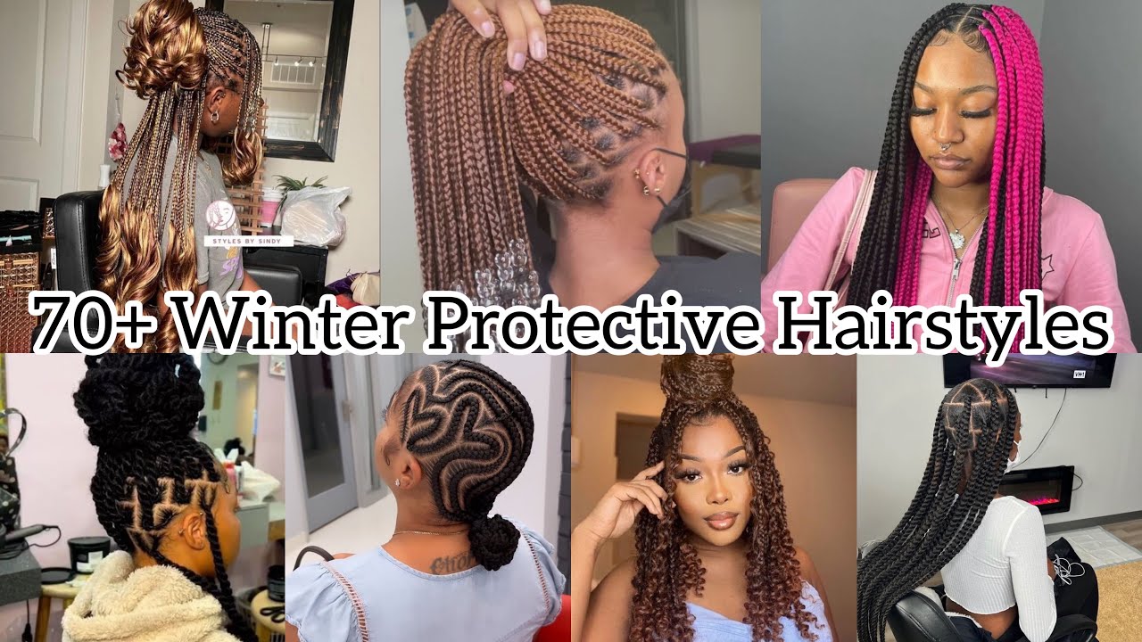 흑인 소녀 겨울 브레이드 헤어스타일
(Black girl winter braid hairstyles)