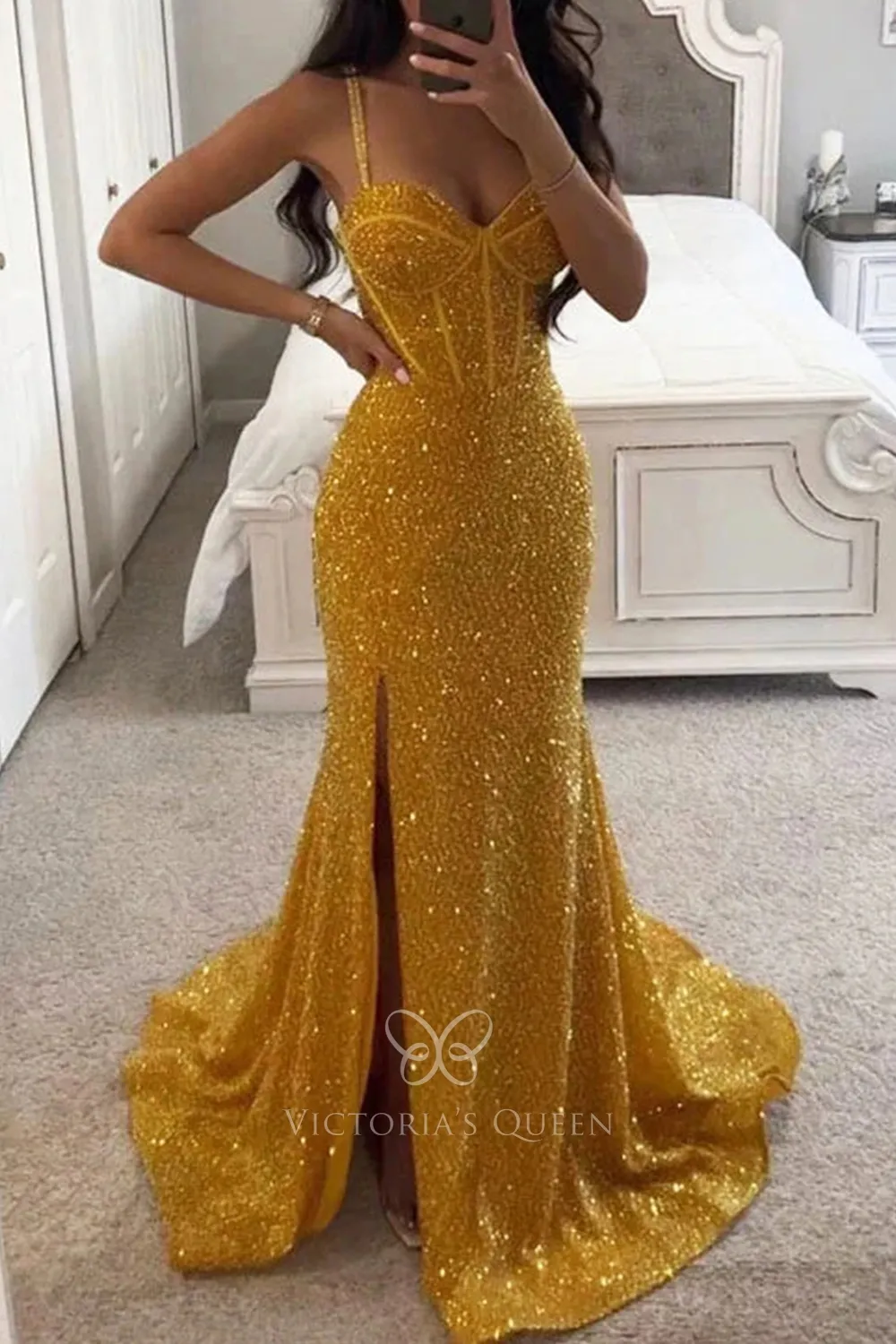 노란색 프롬 드레스: 눈부신 스타일
(Yellow prom dresses: Dazzling style)
