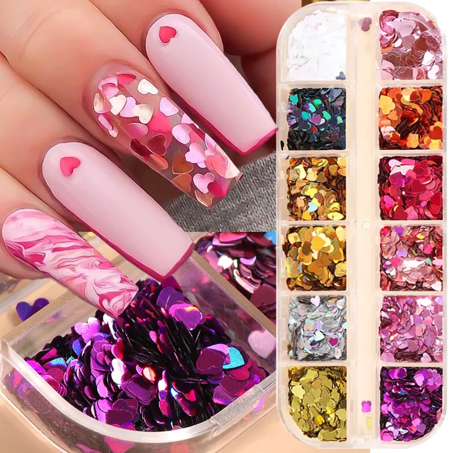 발렌타인 네일 글리터 반짝이는 데이트룩
(Valentine nail glitter sparkling date look)