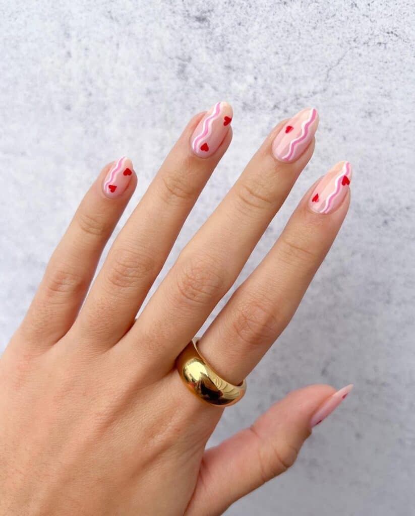 발렌타인 네일 아몬드 쉐입 디자인 추천
(Valentine Nails Almond Shape Design Recommendations)