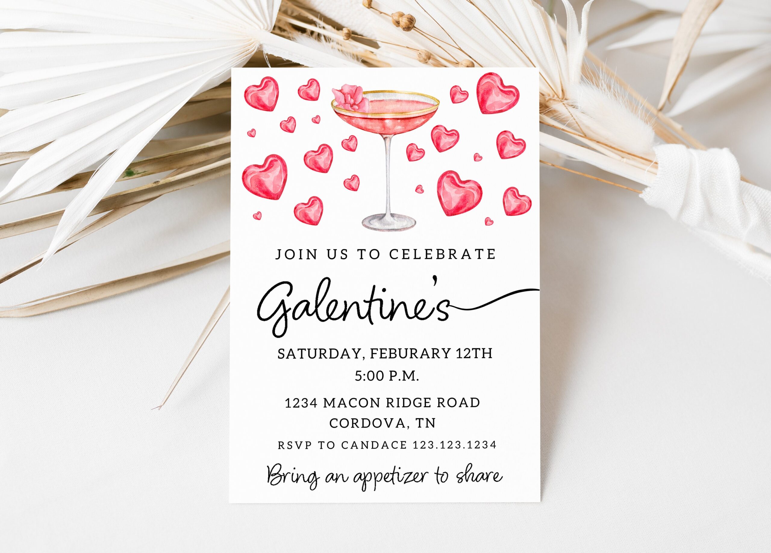 센스있는 갤런타인즈 초대 아이디어 모음 (Galentines Invite Ideas)