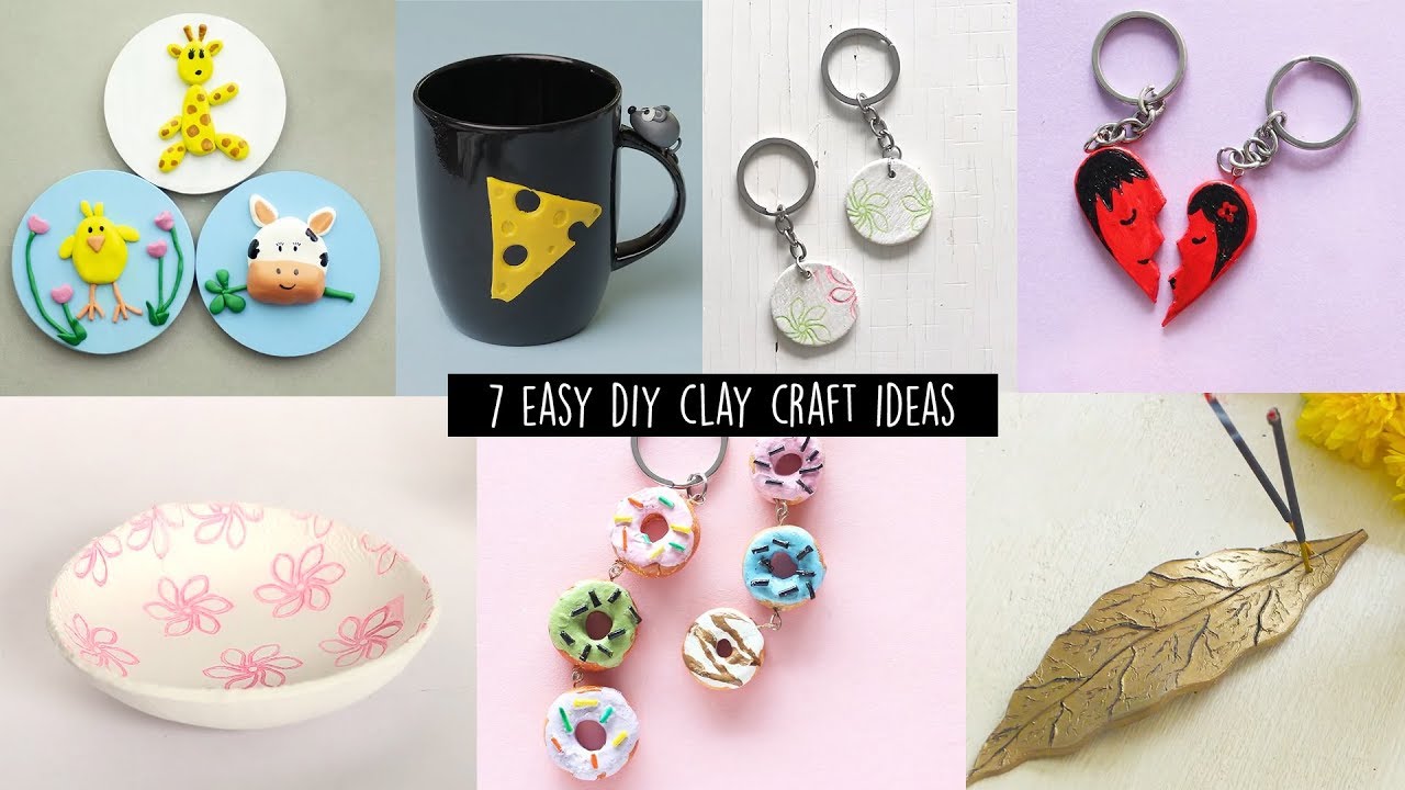 클레이 공예 아이디어: 쉽고 재밌는 만들기
(Clay craft ideas: Easy and fun making)