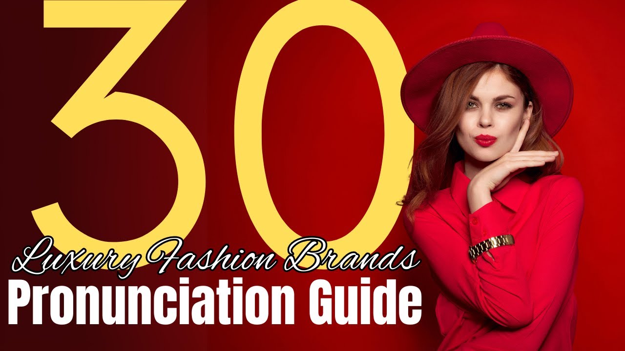 패션 브랜드 발음 완벽 가이드 (Fashion Brands Pronunciation Perfect Guide)