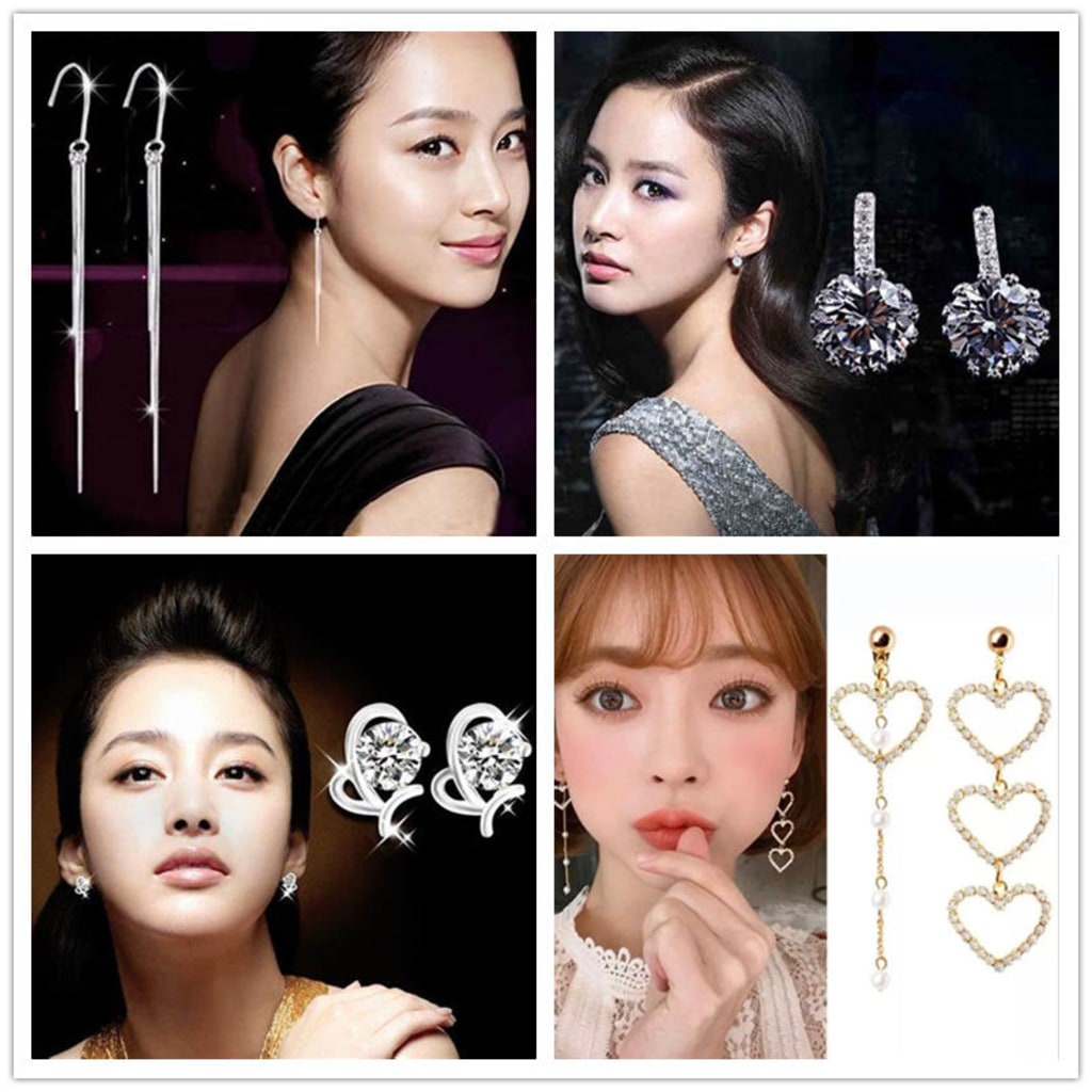 한국 패션 귀걸이 트렌드 쇼핑
(Korean fashion earrings trend shopping)