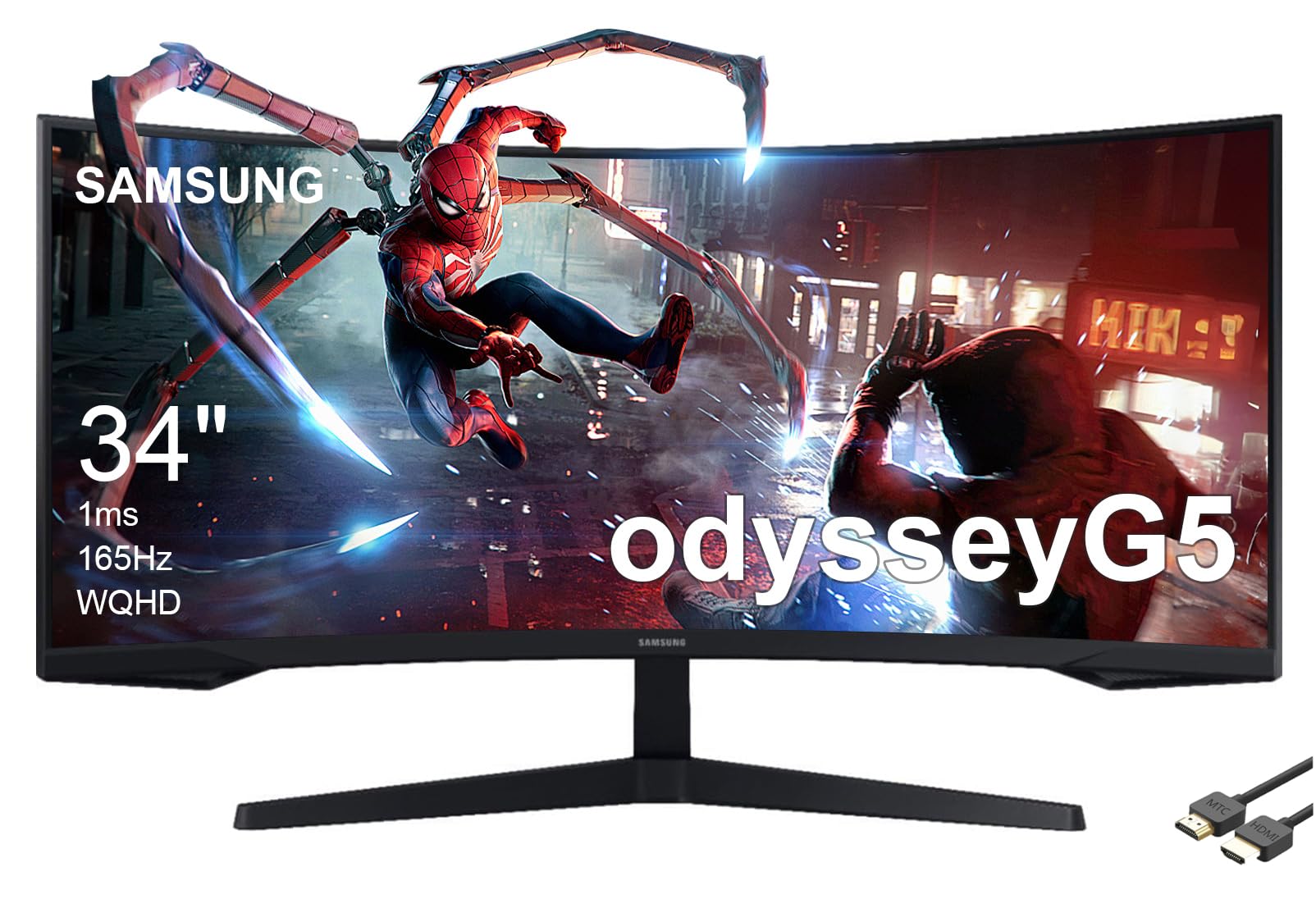 Samsung Odyssey G5 34 인치 게임 모니터는 이제 Amazon-165 Hz 모니터에서 $ 279입니다.