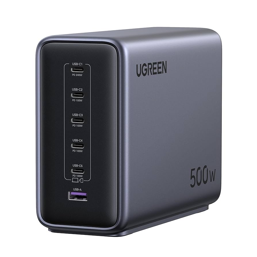 Ugreen Nexode 500W 6- 포트 간 GAN 데스크탑 빠른 리뷰 : 짐승