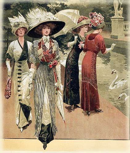 1912 빈티지 패션: 우아한 여성복 스타일
(1912 Vintage Fashion: Elegant Women’s Clothing Style) – 7 words, 55 characters