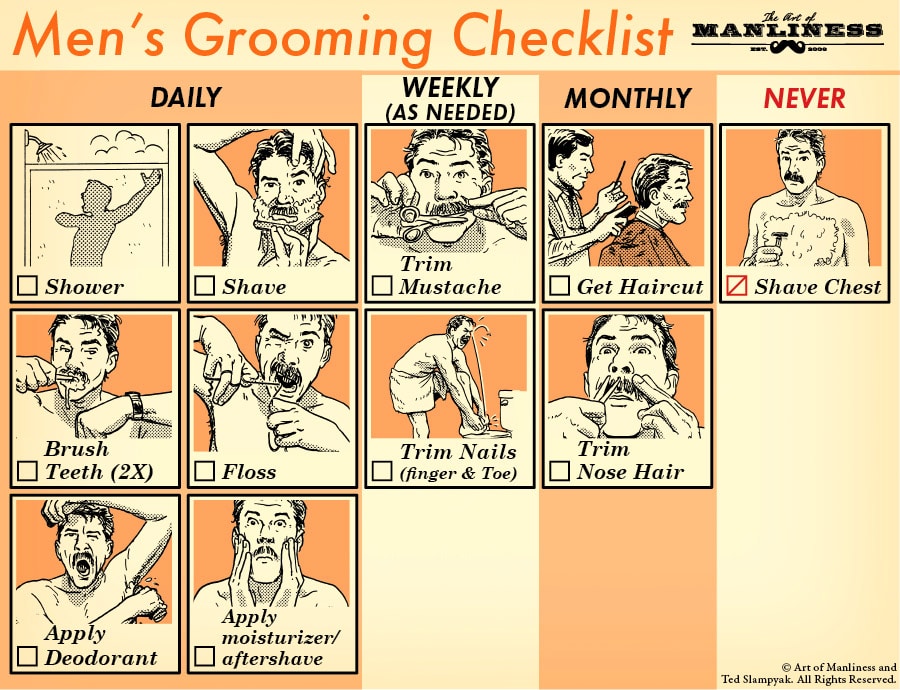 결혼식 위한 남자 그루밍 가이드
(Wedding Day Men’s Grooming Guide)