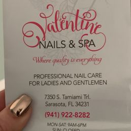 발렌타인 네일 사라소타 예약
(Valentines nails Sarasota reservation)
