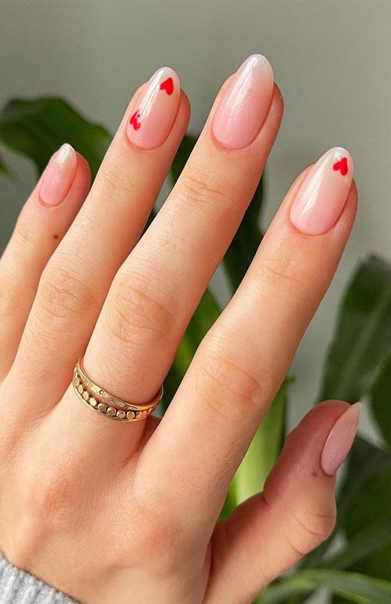발렌타인 네일 자연스러운 디자인 모음
(Valentine nails natural design collection)