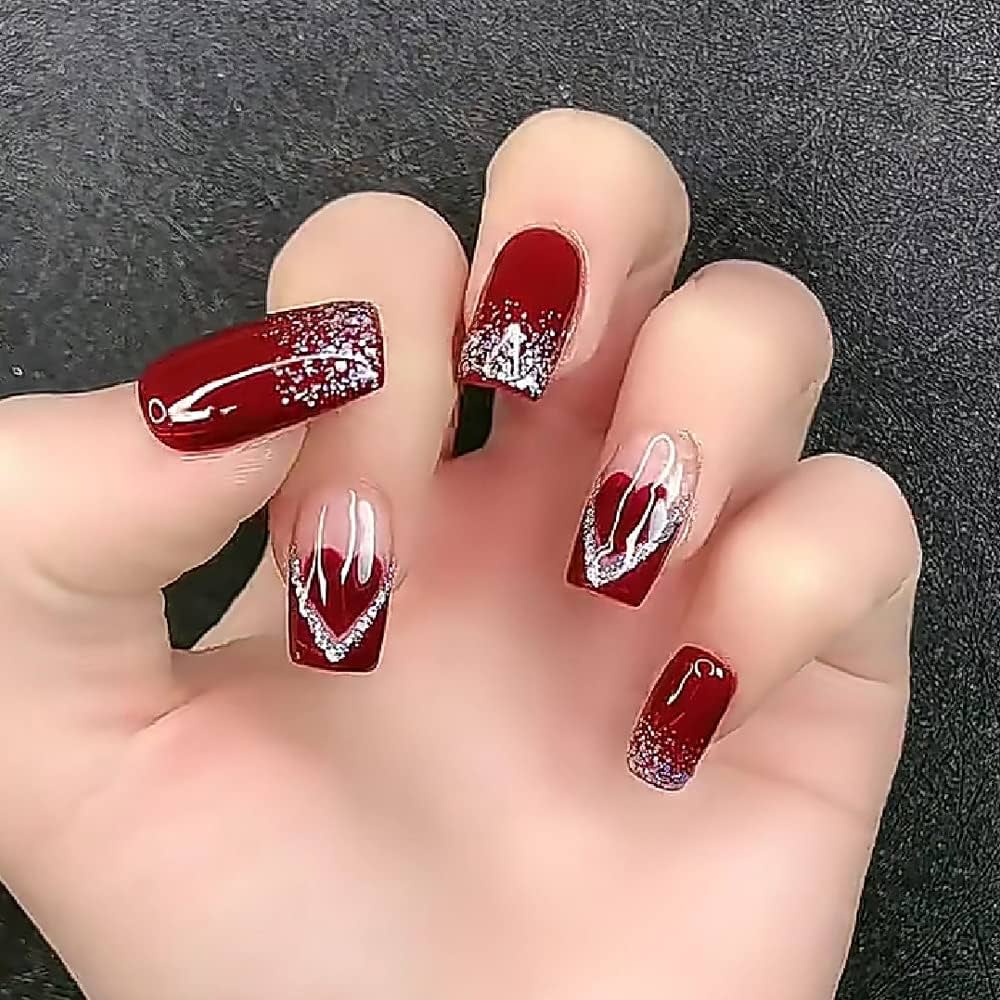 발렌타인 아크릴 네일 디자인 추천
(Valentine’s acrylic nail design recommendations)