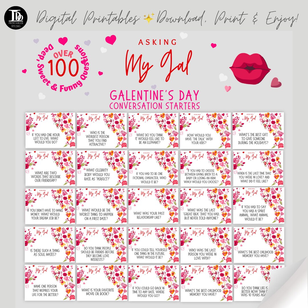 친구들을 위한 갤런타인 질문들 (Galentines Questions for Friends)