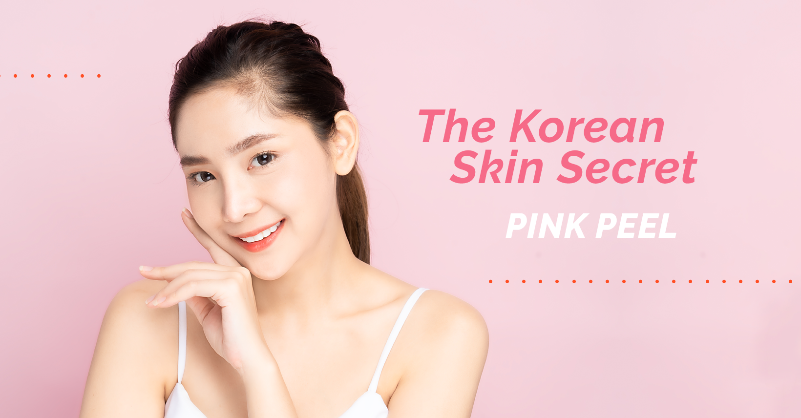 핑크 한국 스킨케어로 빛나는 피부
(Pink Korean Skincare for Radiant Skin)