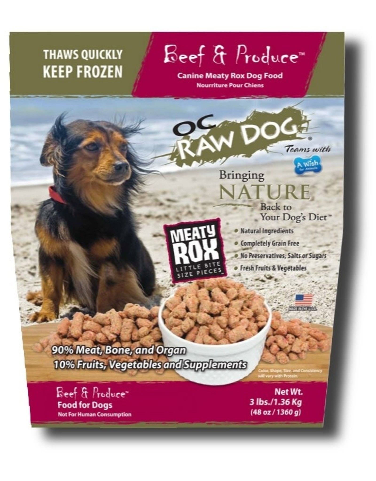 OC Raw Dog Food 강아지 생식 사료