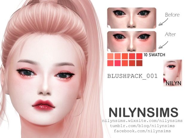 Sims 4 한국 메이크업 Patreon