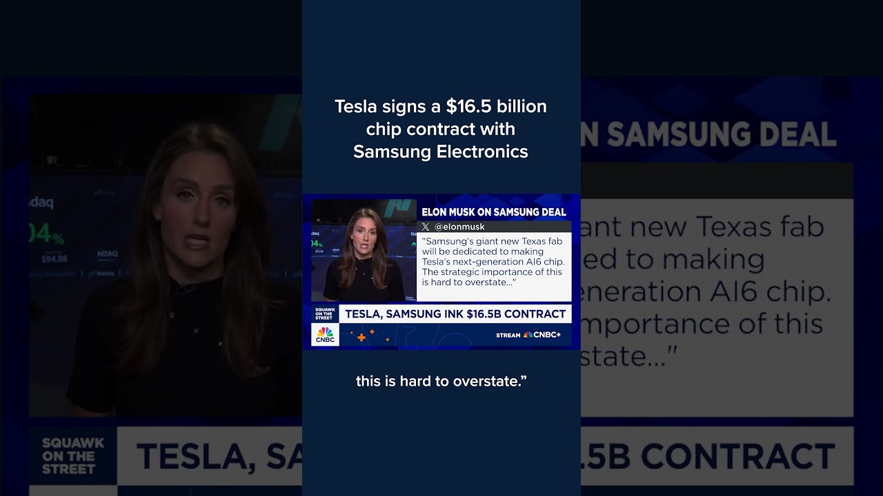 Tesla-Samsung은 칩보다 더 많은 계약을 맺습니다