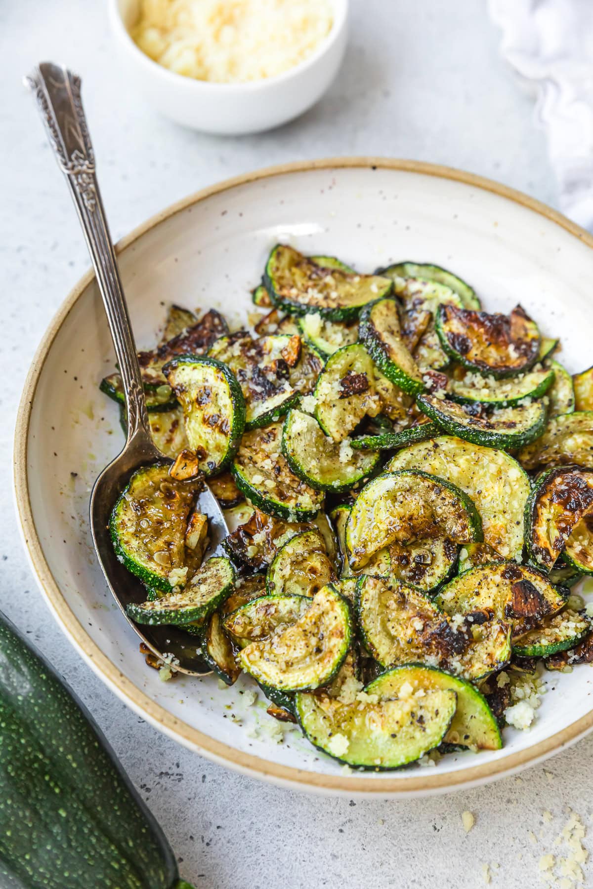 Parmesan Zucchini- 스키니 테스트