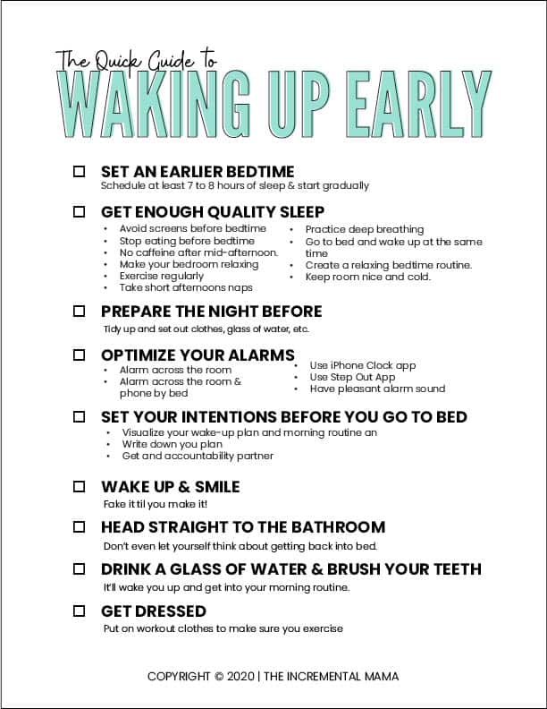 아침 기상 후 상쾌한 모닝 루틴 (Morning routine after waking up)